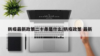防疫最新政策二十条是什么/防疫政策 最新